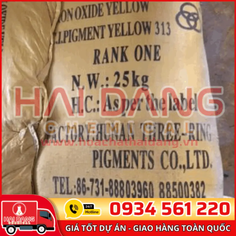 Oxit Sắt Vàng Iron Oxide Yellow Trung Quốc