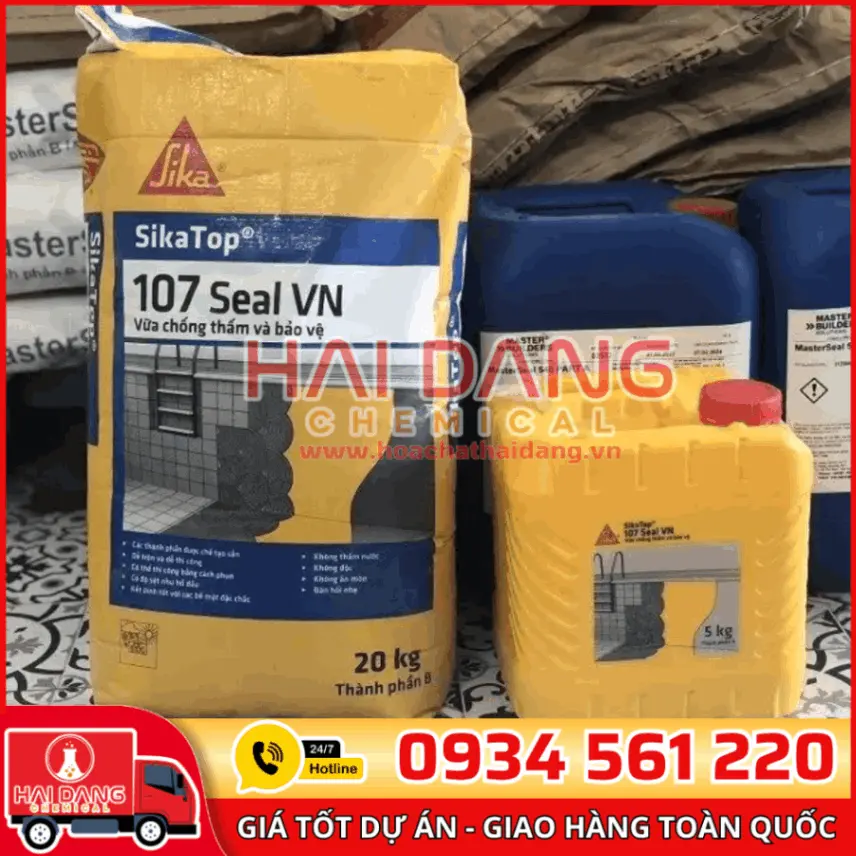 Sikatop Seal-107 – Vật Liệu Chống Thấm Gốc Xi Măng Polyme