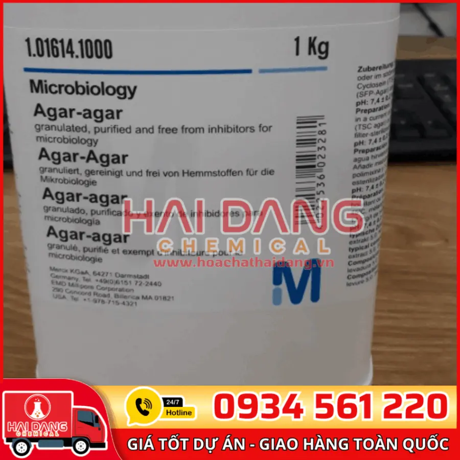 Agar-Agar lọ 1kg - Merck