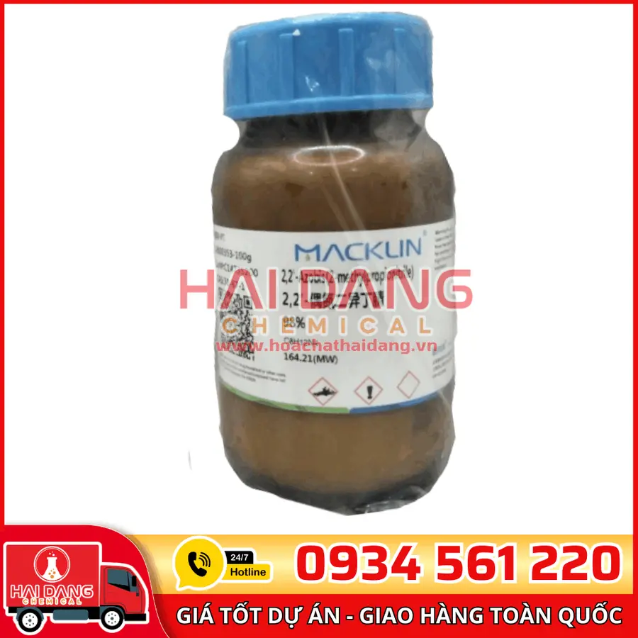 2,2'-Azobis(2-methylpropionitrile) 98% 100g - Macklin