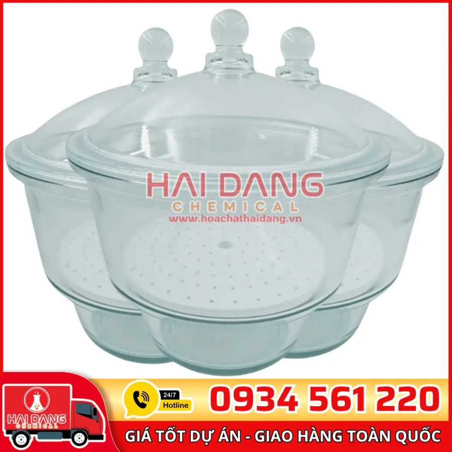 Bình hút ẩm không vòi 400mm, hãng Onelab – Trung Quốc