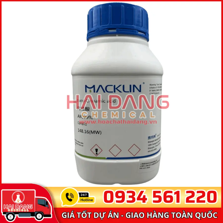 Trans-Cinnamic acid AR 99% 500g - Macklin