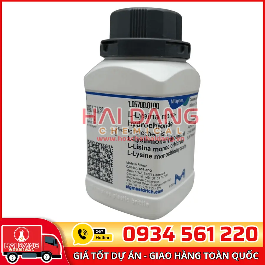 L-Lysine Monohydrochloride lọ 100g - Merck