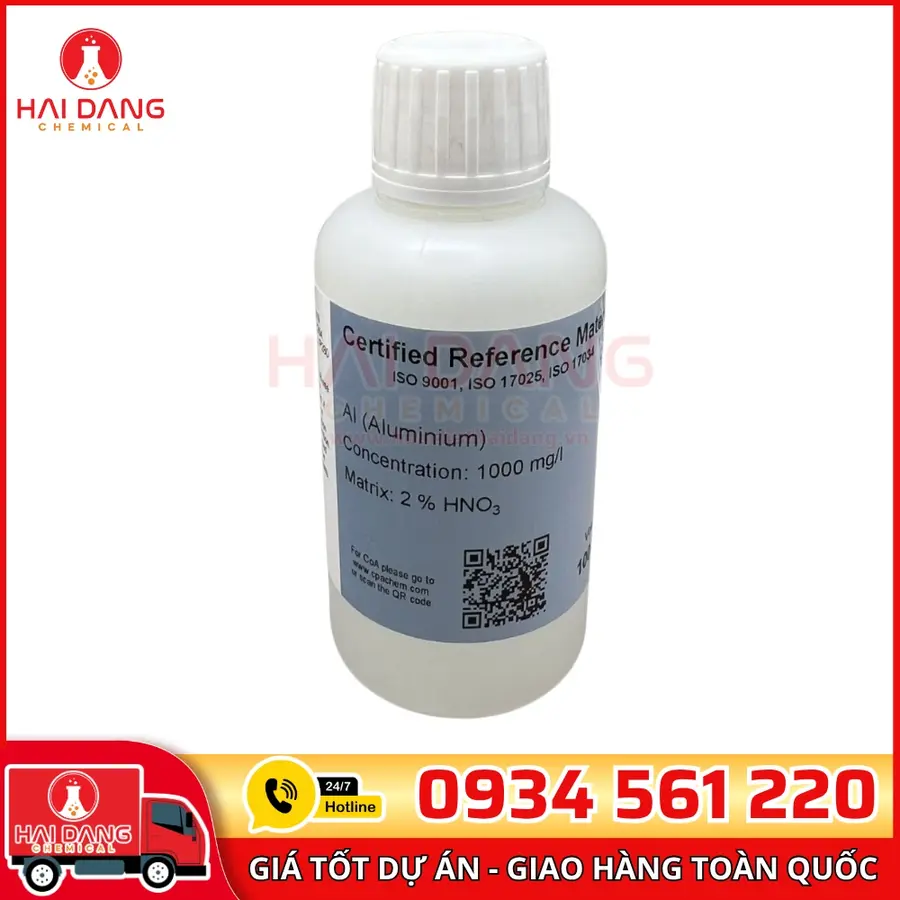 Dung Dịch Chuẩn Aluminium Al 1 g/L Cho AAS – CPAchem