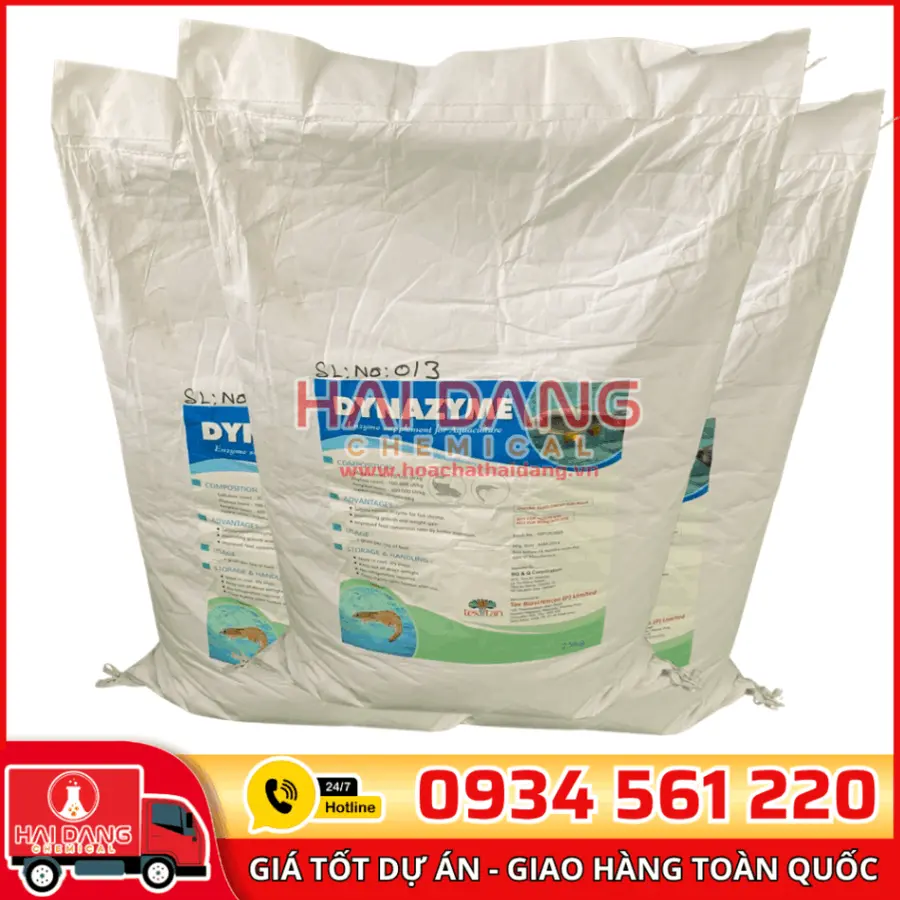 Enzyme Dynazyme Ấn Độ Bao 25kg