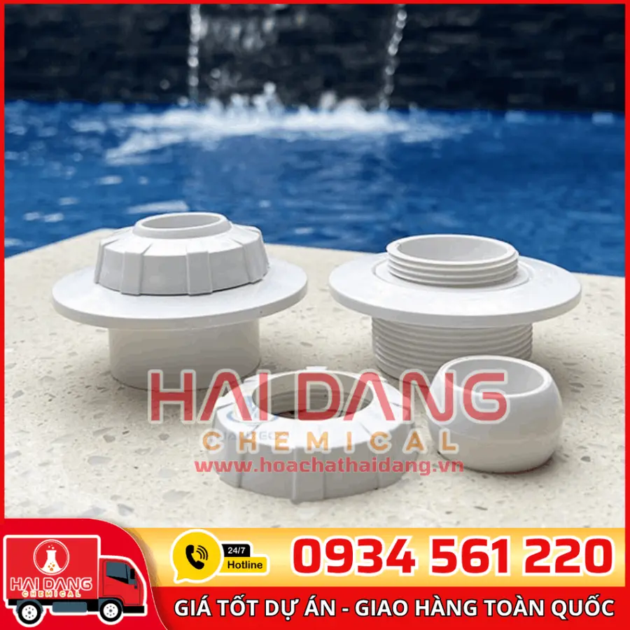 Đầu Trả Nước Bể Bơi KD-2828 Ren D60 | Bảo Hành 1 Đổi 1