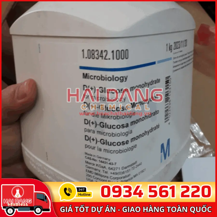 D(+)-Glucose Monohydrate lọ 1kg - Merck