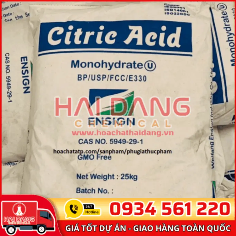 Acid Citric – Chất Làm Sạch, Chống Cặn Vôi Trong Tẩy Rửa