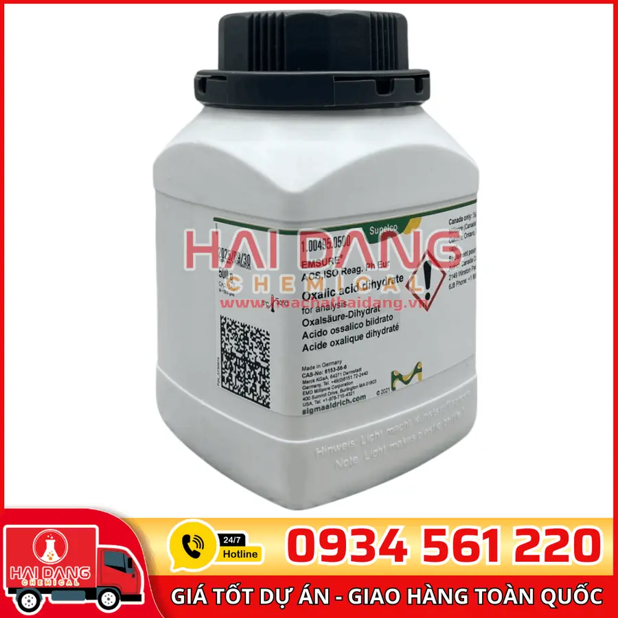 Oxalic Acid Dihydrate lọ 500g - Merck