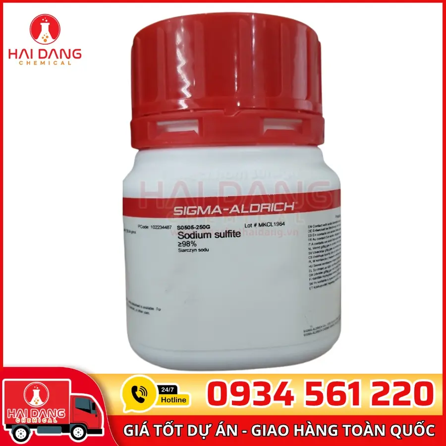 Sodium Sulfite lọ 250g, hãng Sigma