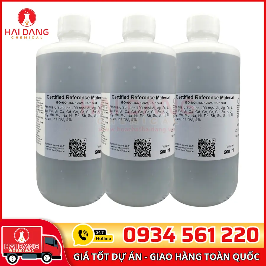 Dung Dịch Chuẩn Kim Loại 28 Thành Phần 100mg/L ICP CPAchem