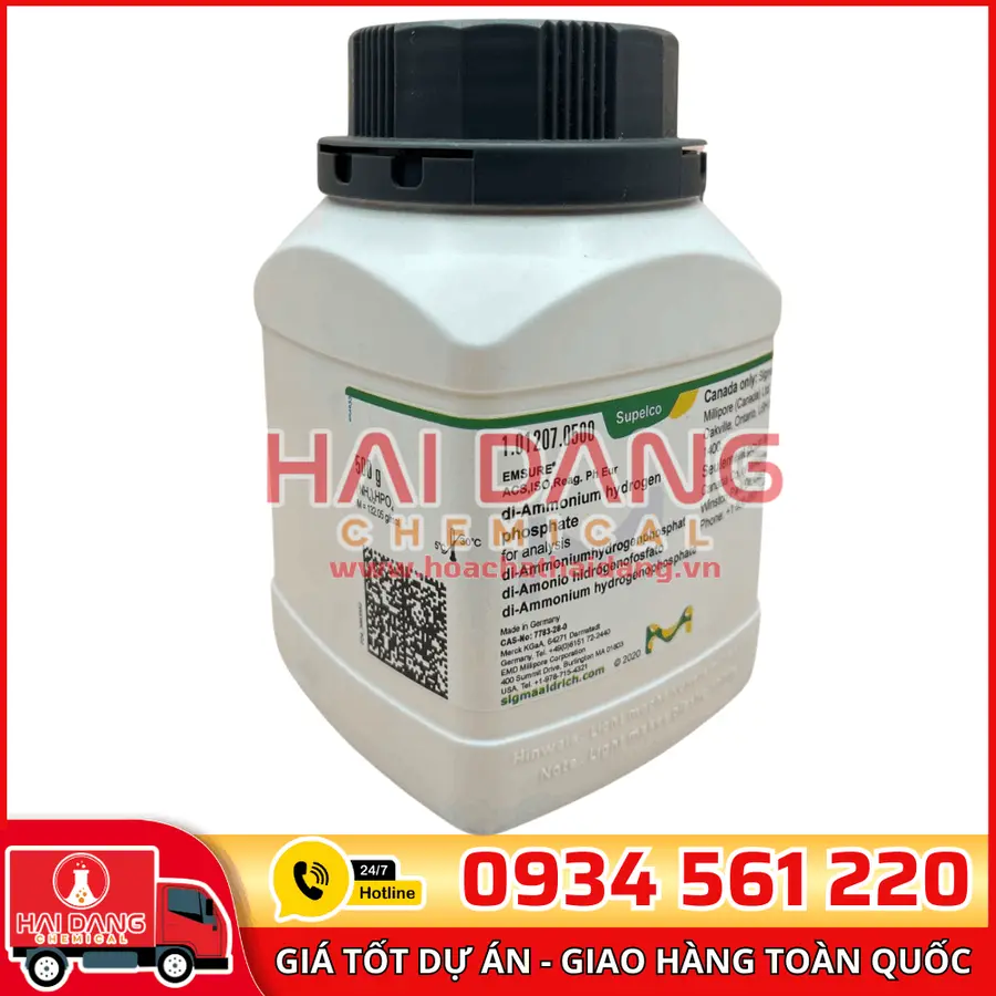 Di-Ammonium Hydrogen Phosphate lọ 500g - Merck