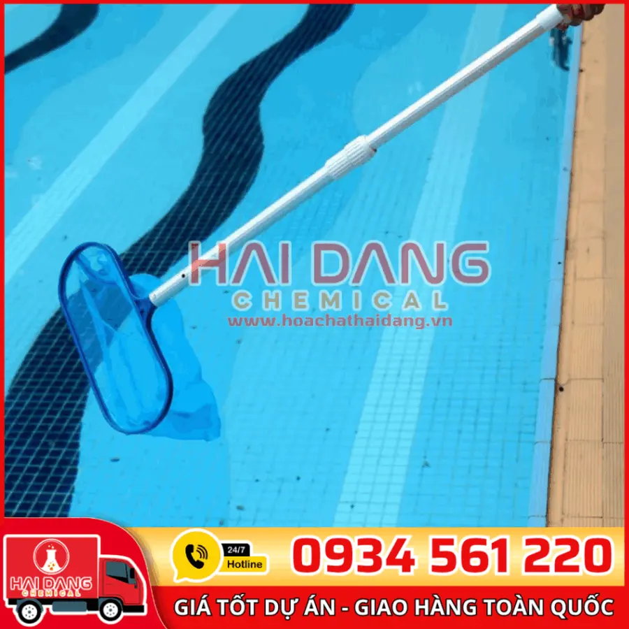 Bộ Vợt Rác Và Sào Nhôm Vệ Sinh Hồ Bơi Chuyên Dụng