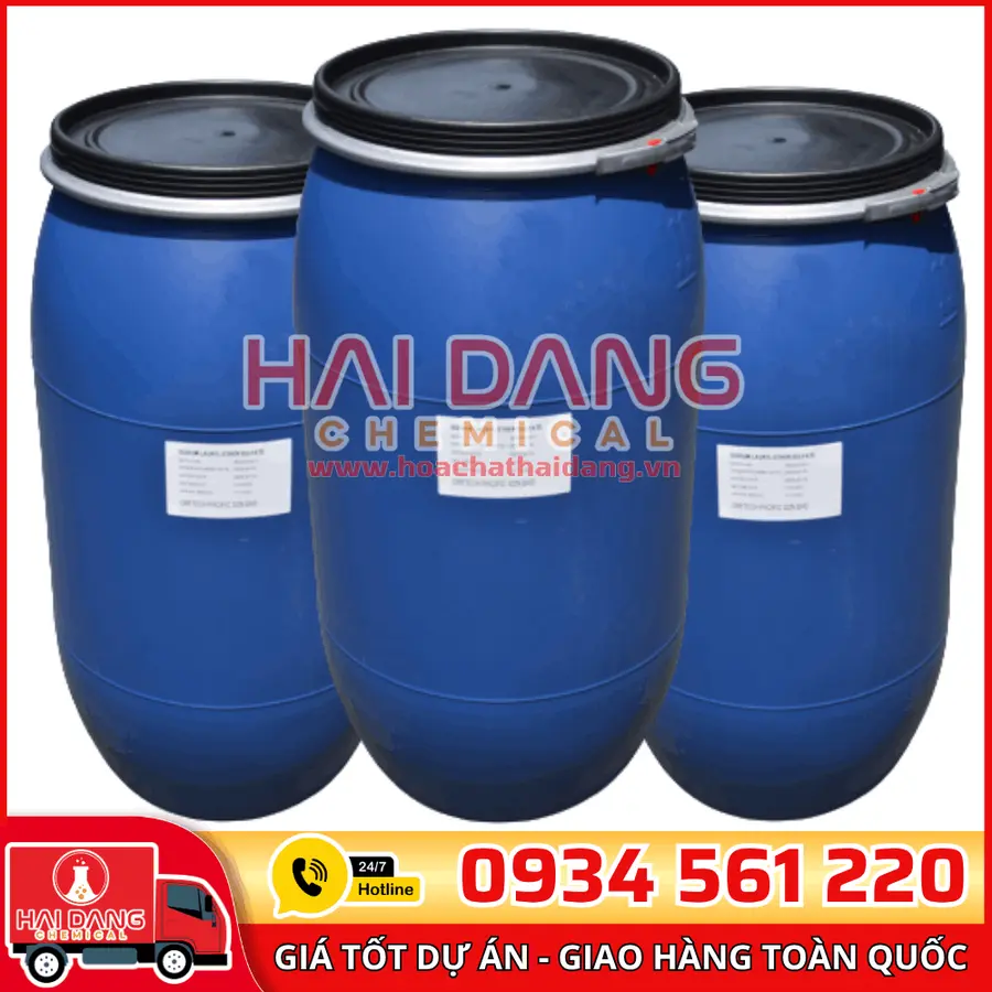 SLES (Sodium Laureth Sulfate) Trung Quốc 170kg – Chất Tạo Bọt Tẩy Rửa