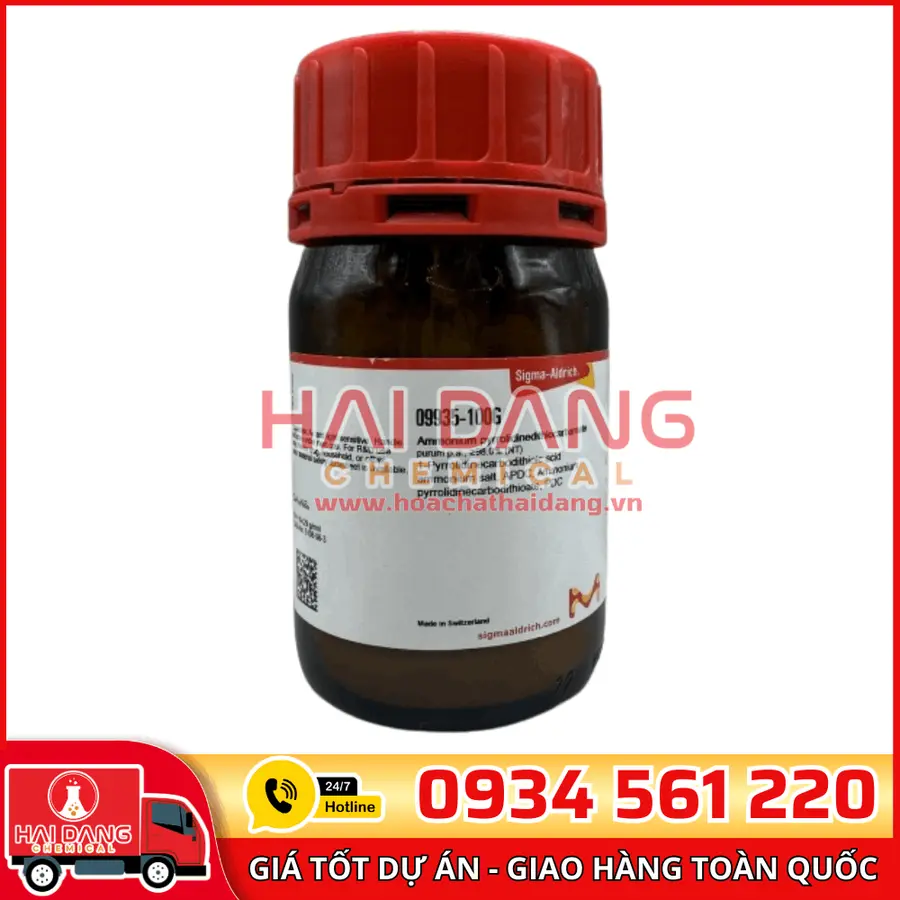 Ammonium pyrrolidinedithiocarbamate (APDC) lọ 100g, hãng Sigma