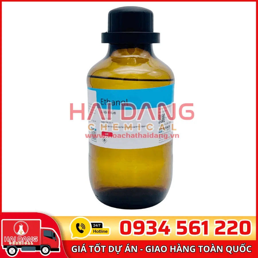 Ethanol C₂H₅OH, lọ 500g - hãng Xilong