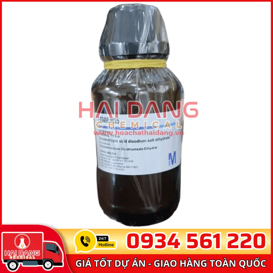 Chromotropic Acid Disodium Salt Dihydrate lọ 25g - Merck