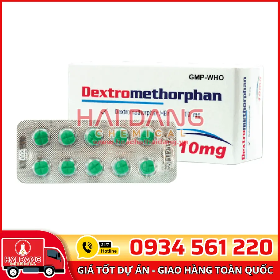 Dextromethorphan HBr Ấn Độ – Nguyên Liệu Chống Ho Cao Cấp