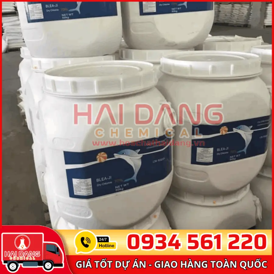 Clorine Cá Heo Lục Giác 70% Trung Quốc Ca(ClO)2