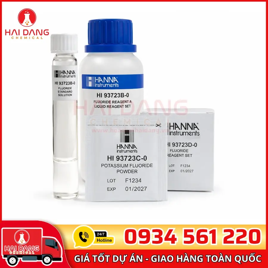 Thuốc thử Photpho tổng 0.00 - 3.50 mg/l (50 lần) - Hanna Ý 