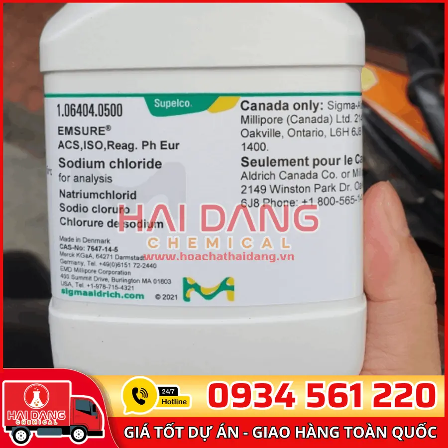Sodium Chloride lọ 500g - Merck