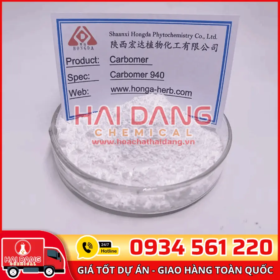 Carbomer 940/980 – Chất Làm Đặc Gel, Ổn Định Nhũ Tương Mỹ Phẩm