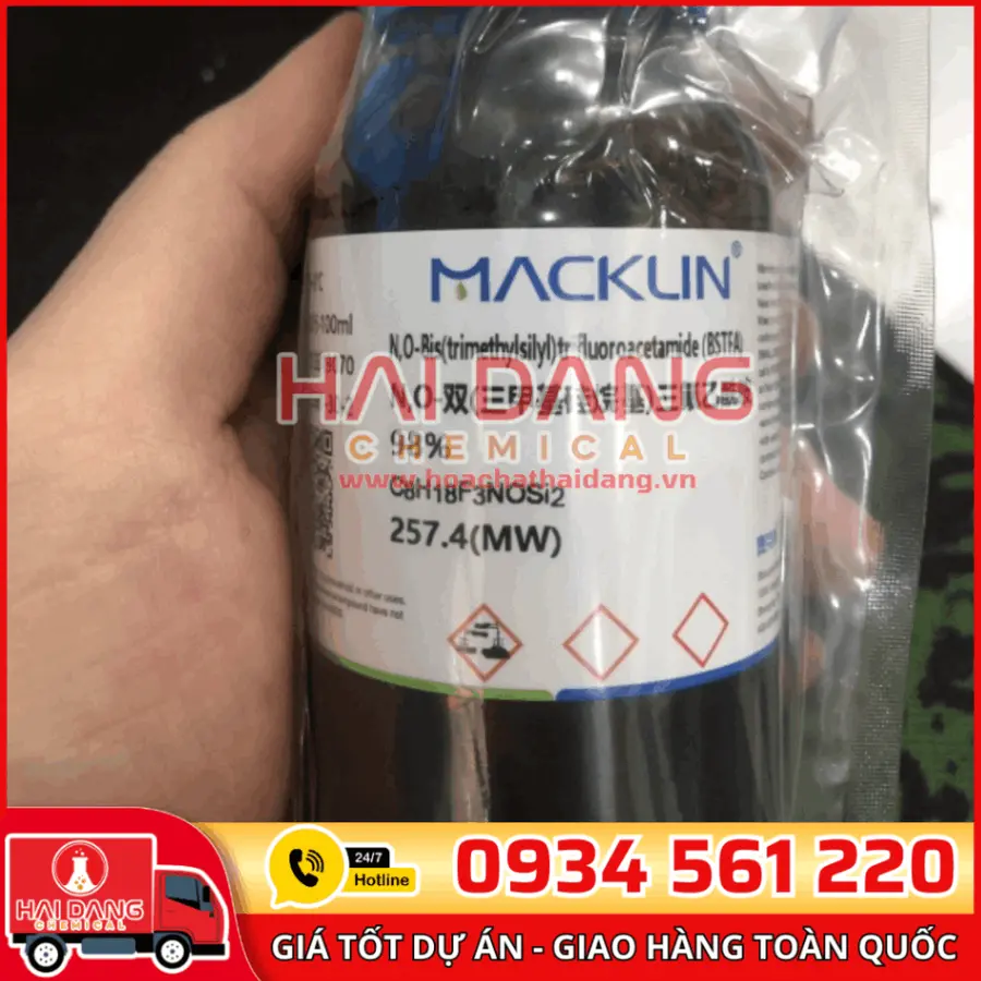N,O-Bis(trimethylsilyl)trifluoroacetamide (BSTFA) 100ml - Macklin
