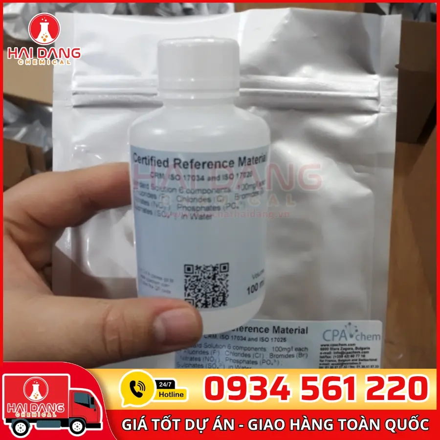Dung Dịch Chuẩn IC 6 Cấu Tử 1000mg/L Chai 100mL CPAchem