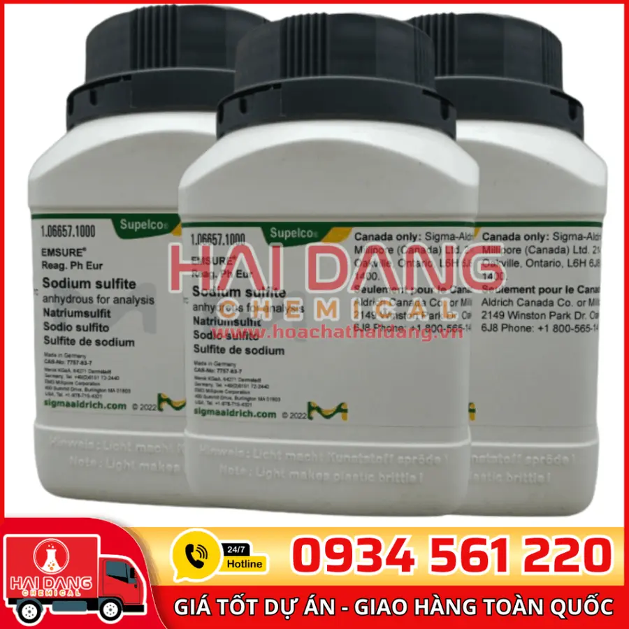 Sodium Sulfite Anhydrous lọ 1kg - Merck
