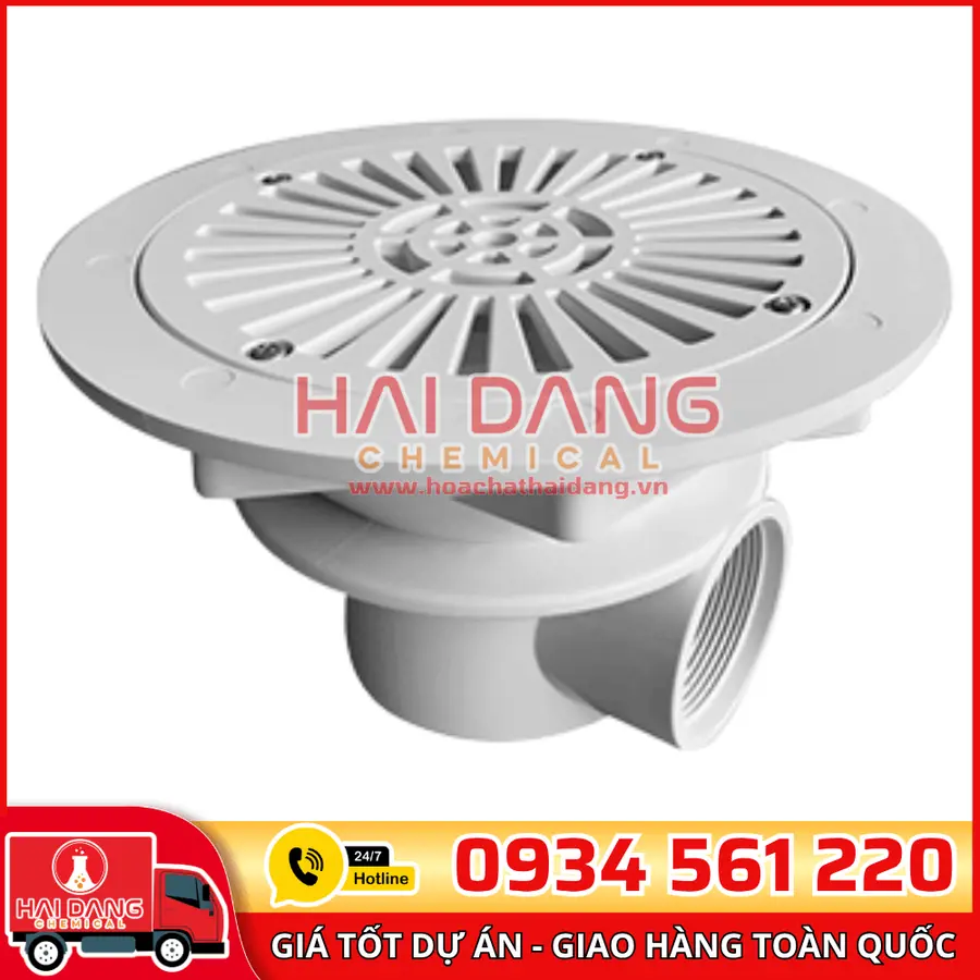 Hộp Thu Đáy Bể Bơi Nắp Tròn Midas Nhập Khẩu Chính Hãng