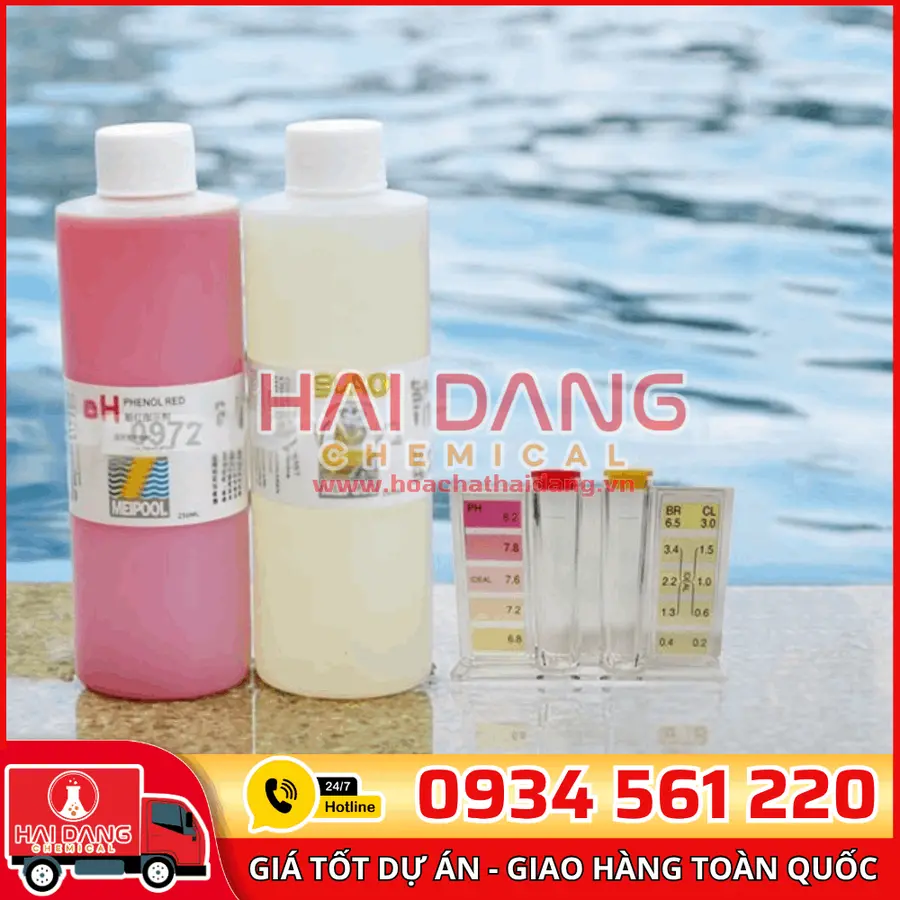 Dung Dịch Test Clo & pH Hồ Bơi OTO – Phenol 250ml Chính Xác