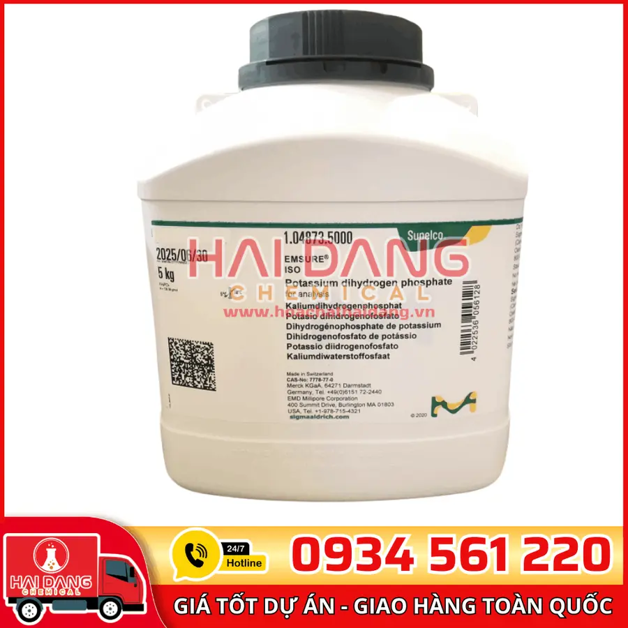 Potassium Dihydrogen Phosphate lọ 5kg - Merck