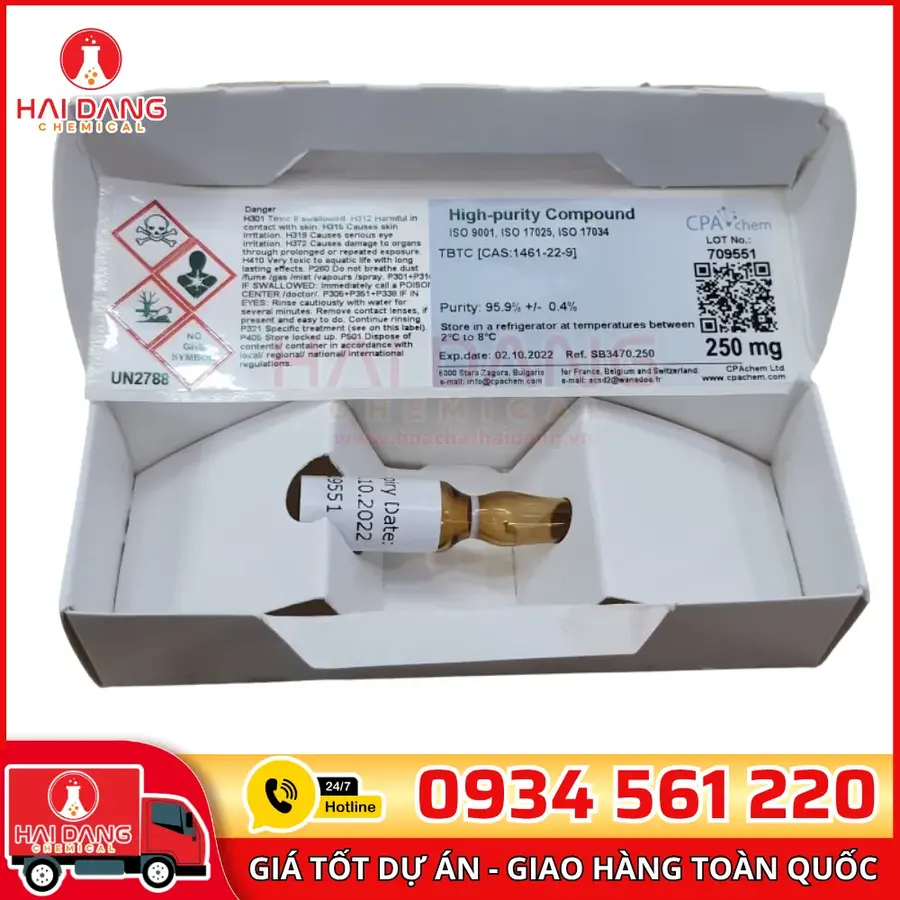 TBTC 250mg Chất Chuẩn Phân Tích Môi Trường CPAchem