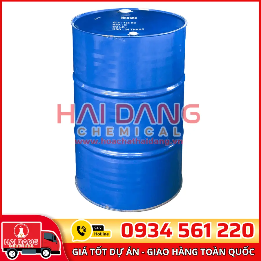 N-Hexane Đài Loan Phuy 135kg
