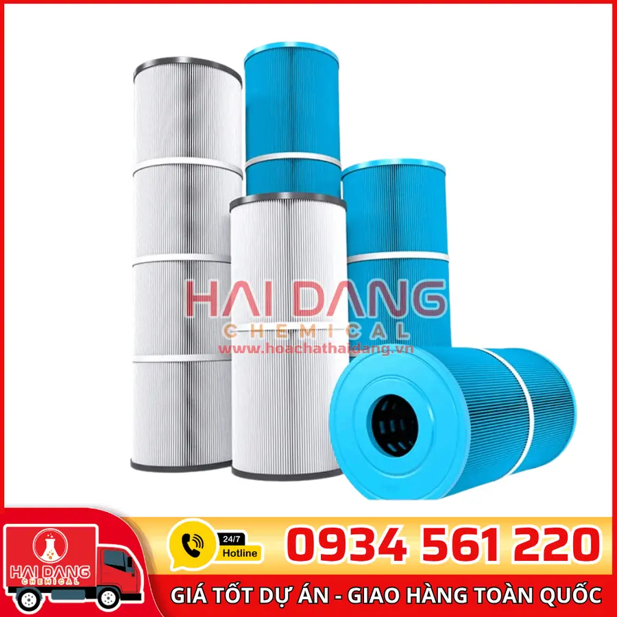 Lõi Lọc Giấy Cartridge Cho Hồ Bơi – Dễ Thay Thế, Lọc Sạch