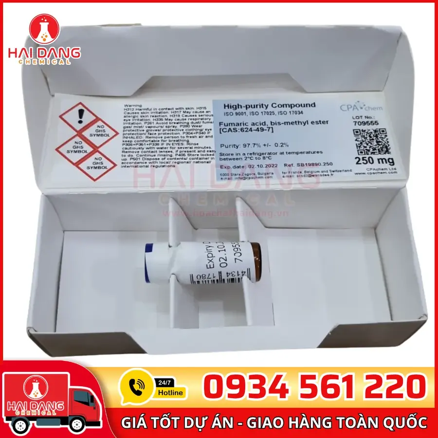 Fumaric Acid Bis-Methyl Ester 250mg Chất Chuẩn CPAchem