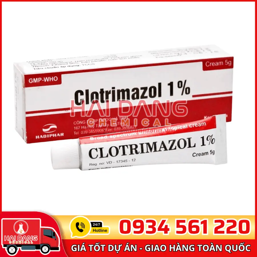 Clotrimazole Trung Quốc – Nguyên Liệu Dược Kháng Nấm Chất Lượng