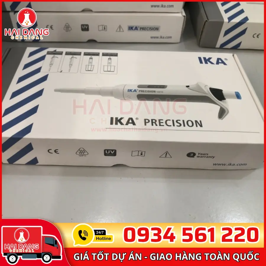 Micropipet 8 Kênh 30–300 µL – Hãng IKA – Đức