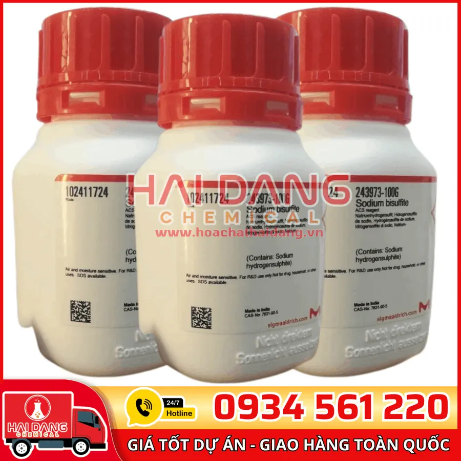 Sodium bisulfite ACS reagent lọ 100g, hãng Sigma
