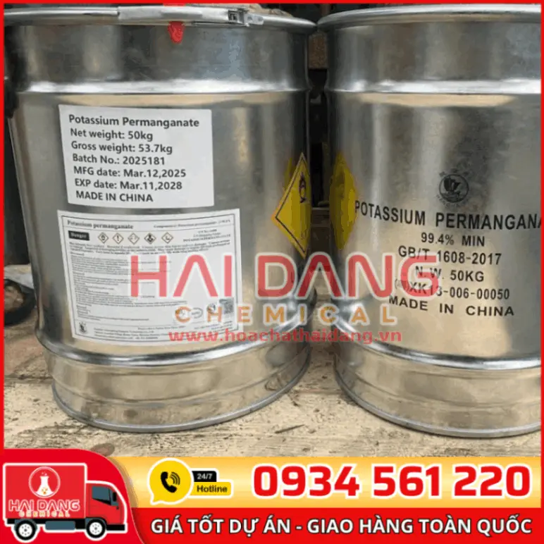 Thuốc Tím KMnO4 Potassium Permanganate Trung Quốc
