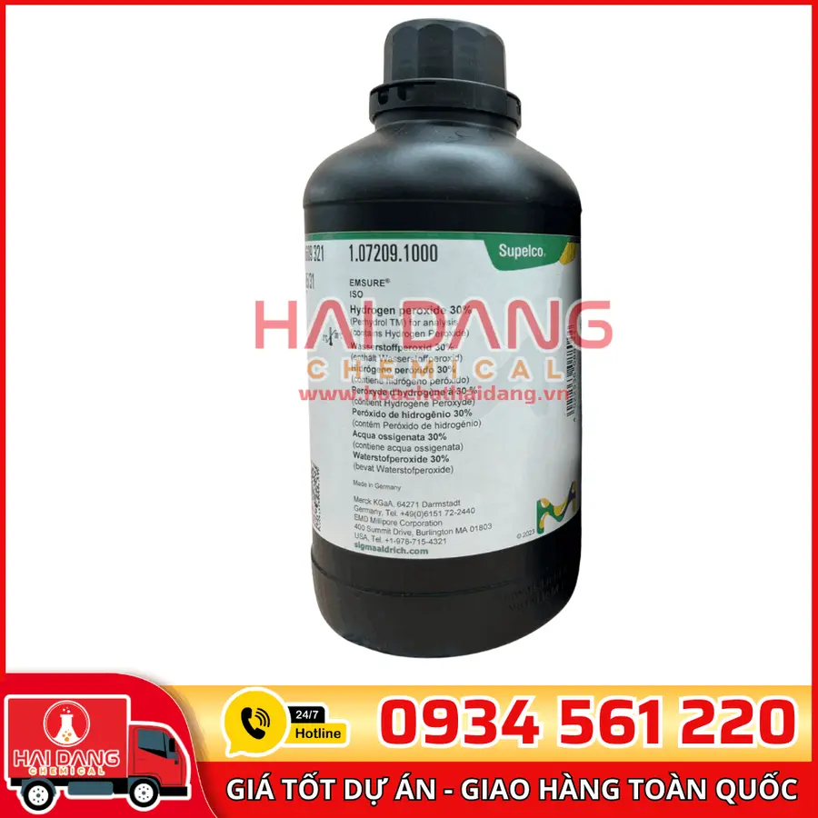 Hydrogen Peroxide 30% lọ 1L - Merck