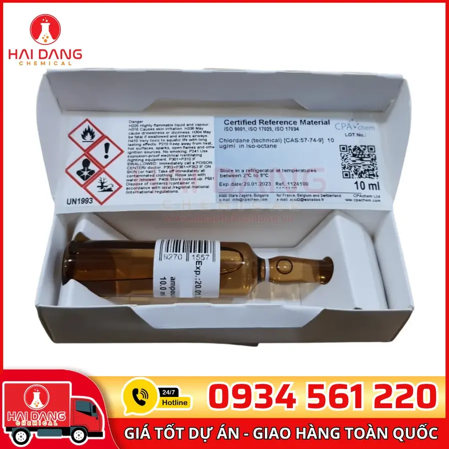 Dung Dịch Chuẩn Chlordane 10 µg/mL Trong Iso-Octane – CPAchem