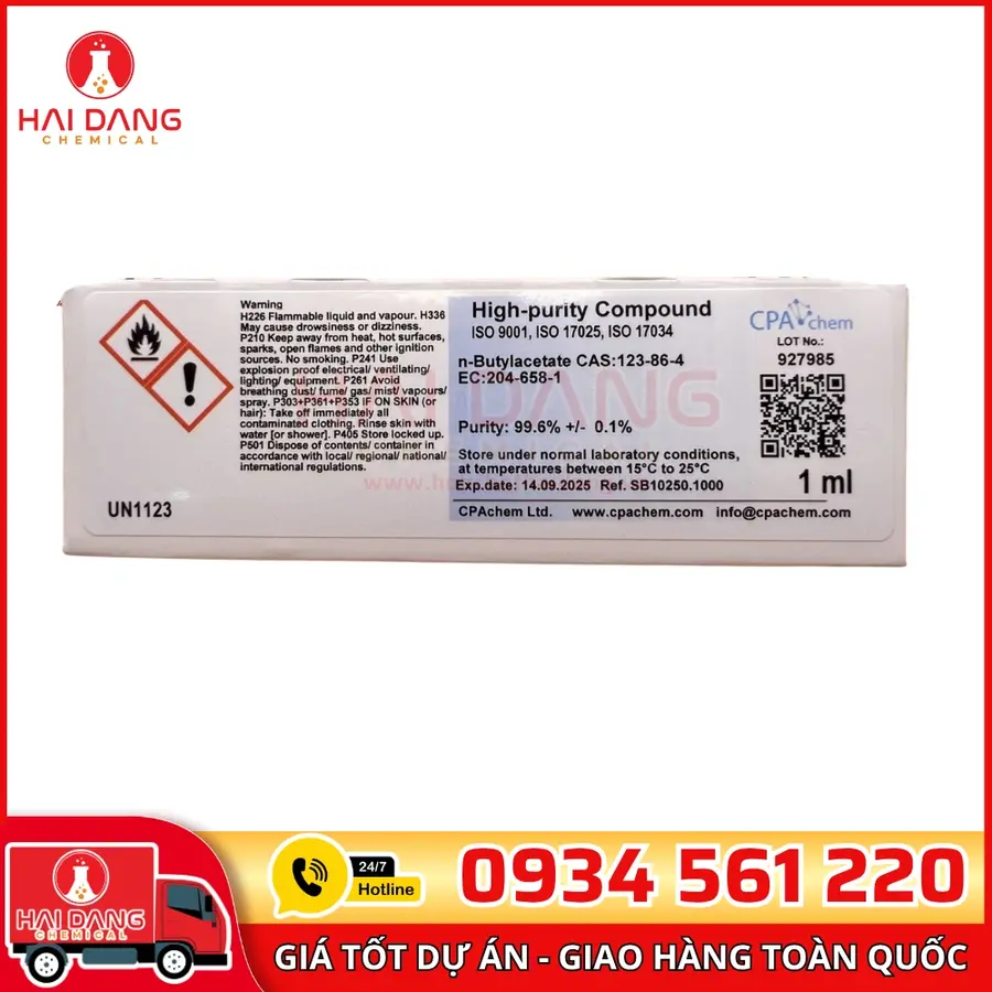 Chất Chuẩn n-Butylacetate 1mL – CPAchem