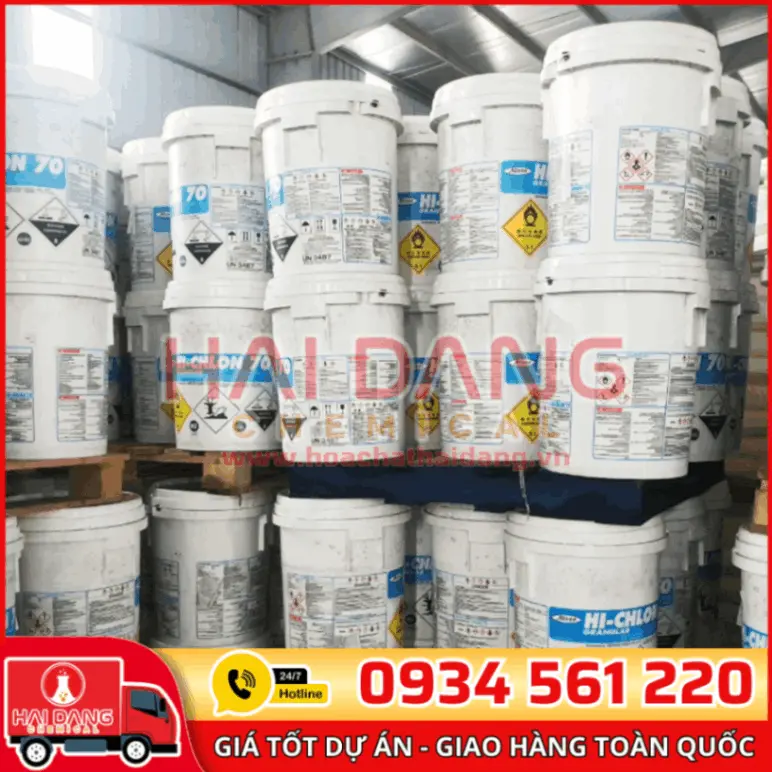 Chlorine Aqua Org 70% Ca(ClO)2 Ấn Độ Calcium Hypochlorite