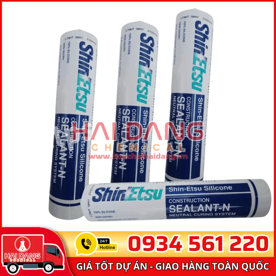 Keo Silicone Shin-Etsu Sealant N – Dán Mạch Gạch, Chống Thấm Nhật Bản