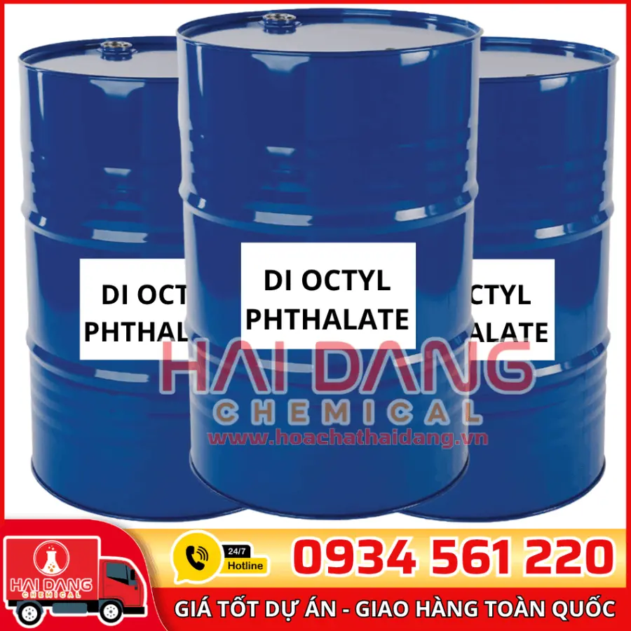 Di Octyl Phthalate C21H38O4 DOP Trung Quốc Phuy 200kg