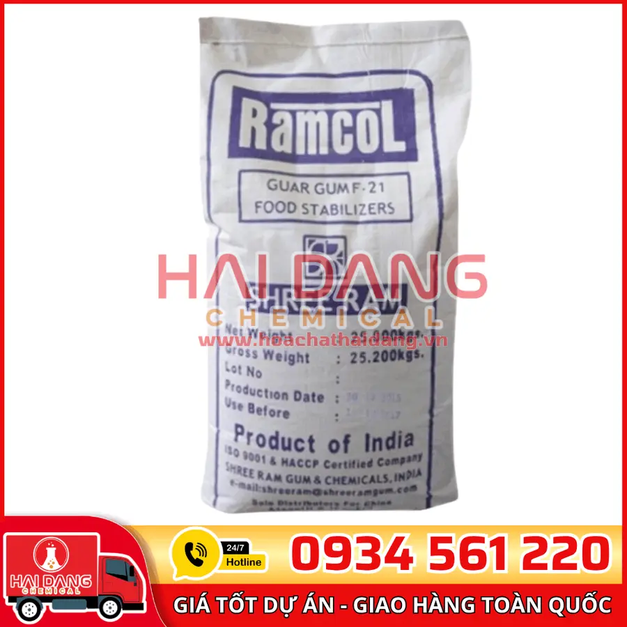 Guar Gum Ấn Độ Bao 25kg