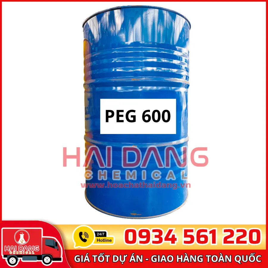 Polyethylene Glycol PEG 600 Đài Loan Phuy 225kg