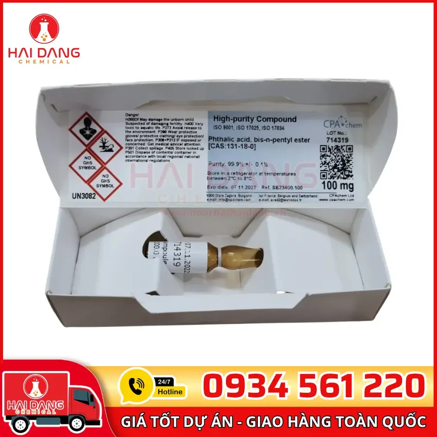 Chất Chuẩn Phthalic Acid Bis-N-Pentyl Ester 100mL CPAchem