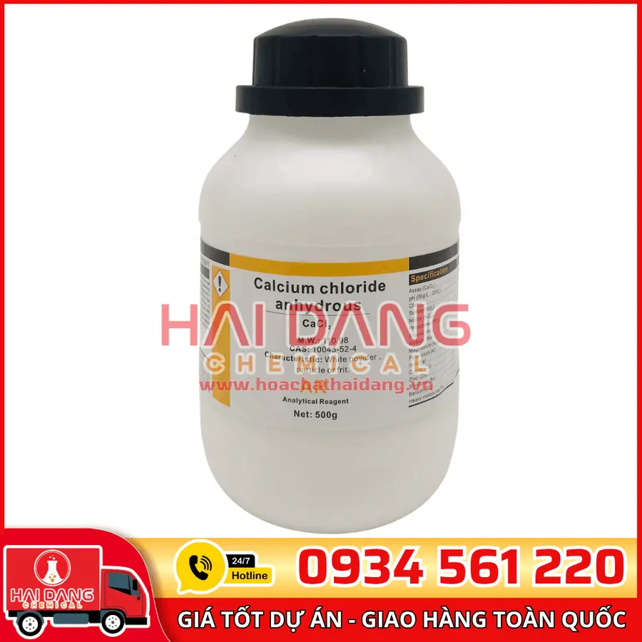 Cadmium Chloride CdCl₂, lọ 500g - hãng Xilong